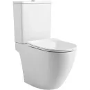 Унитаз-компакт Aquatek Европа AQ2903T-00 безободковый, торнадо, с сиденьем микролифт, белый