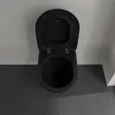 Унитаз подвесной Villeroy & Boch Antao 4674T0R7 безободковый, торнадо, черный матовый