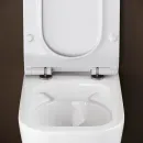 Унитаз подвесной Ceramica Nova New Day CN3005 безободковый, с сиденьем микролифт, белый