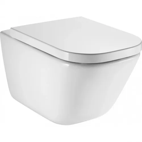 Унитаз подвесной Roca The Gap 34647L000 безободковый, белый