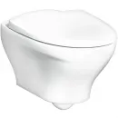 Унитаз подвесной Gustavsberg Estetic C+ GB1183300R1030 безободковый, с сиденьем микролифт, белый