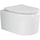 Унитаз подвесной Ceramica Nova Moments CN3003 безободковый, с сиденьем микролифт, белый