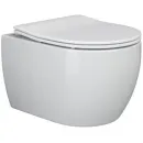 Унитаз подвесной Ceramica Nova Play CN3001 безободковый, с сиденьем микролифт, белый