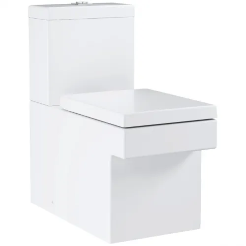 Чаша напольного безободкового унитаза Grohe Cube Ceramic 3948400H