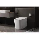 Напольный унитаз с сиденьем микролифт с импульсным смывом Abber Rechteck AC1213P