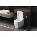 Напольный унитаз с сиденьем микролифт с импульсным смывом Abber Rechteck AC1213P