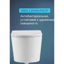 Унитаз подвесной Aquatek Оберон AQ1363WT-00 безободковый, торнадо, с сиденьем микролифт, белый