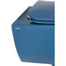 Унитаз подвесной Plumberia Selection IXO XO5000BD безободковый, синий глянец
