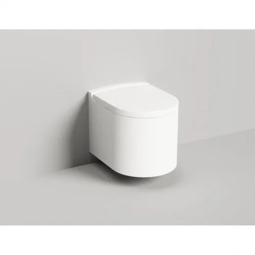 Унитаз подвесной Salini S-Stone Gemelli 240121KM безободковый, с крышкой микролифт, белый матовый