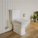 Унитаз-компакт Vitra Serenada 9722B003-7205 с функцией биде, с сиденьем микролифт, белый