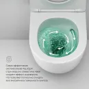 Унитаз подвесной Am.Pm Like AquaSpin C801900SC безободковый, торнадо, с сиденьем микролифт, белый