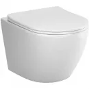 Унитаз подвесной Am.Pm Like AquaSpin C801900SC безободковый, торнадо, с сиденьем микролифт, белый