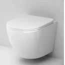 Унитаз подвесной Am.Pm Like AquaSpin C801900SC безободковый, торнадо, с сиденьем микролифт, белый