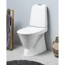 Унитаз-компакт Gustavsberg Nautic GB111500201205 безободковый, вертикальный выпуск, белый