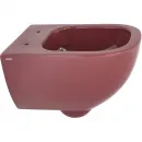 Унитаз подвесной Plumberia Selection IXO XO5000MG безободковый, бордовый глянец
