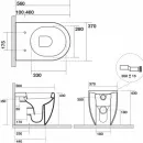 Приставной унитаз Kerasan Flo 311801