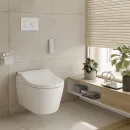 Электронный унитаз-биде подвесной Toto RP CW542EY + TCF801CG#NW1 безободковый, с сиденьем микролифт, белый