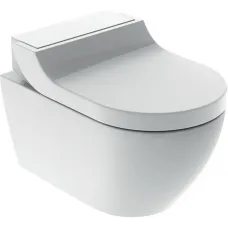 Унитаз подвесной Geberit AquaClean Tuma Classic 146.094.11.1 безободковый, с функцией биде, альпийский белый