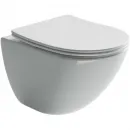 Унитаз подвесной Ceramica Nova Mono CN1905 безободковый, с сиденьем микролифт, белый