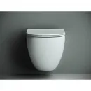 Унитаз подвесной Ceramica Nova Mono CN1905 безободковый, с сиденьем микролифт, белый