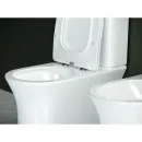 Унитаз-компакт Ceramica Nova Star CN1904 безободковый, с сиденьем микролифт, белый