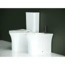 Унитаз-компакт Ceramica Nova Star CN1904 безободковый, с сиденьем микролифт, белый