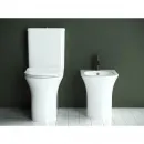 Унитаз-компакт Ceramica Nova Star CN1904 безободковый, с сиденьем микролифт, белый