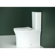 Унитаз-компакт Ceramica Nova Star CN1904 безободковый, с сиденьем микролифт, белый