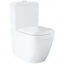 Унитаз-компакт Grohe Euro Ceramic 3946200H безободковый, с сиденьем микролифт, альпийский белый