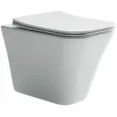 Унитаз подвесной Ceramica Nova Mono CN1902 безободковый, с сиденьем микролифт, белый