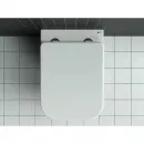 Унитаз подвесной Ceramica Nova Mono CN1902 безободковый, с сиденьем микролифт, белый