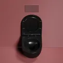Унитаз подвесной Ceramica Nova Modena CN6063MB безободковый, с сиденьем микролифт, черный матовый