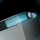 Электронный унитаз-биде напольный Timo TE-741B торнадо, сиденьем микролифт, белый/черный