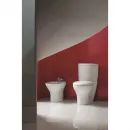 Унитаз-компакт Jacob Delafon Presquile 19077-00 + E1425-00 с сиденьем микролифт, белый