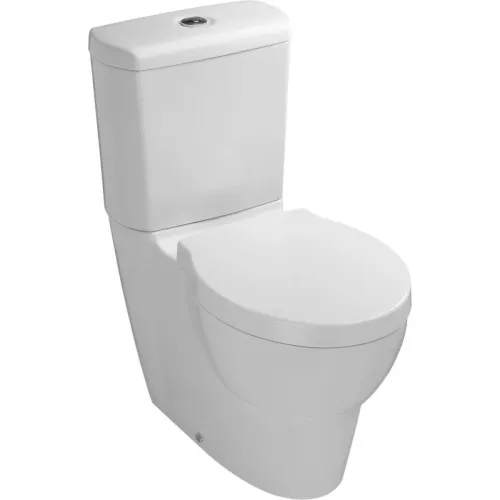 Унитаз-компакт Jacob Delafon Ove 19974W-00 + E1558-00 с сиденьем микролифт, белый