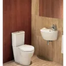 Унитаз-компакт Jacob Delafon Ove 19974W-00 + E1558-00 с сиденьем микролифт, белый