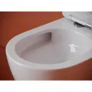 Унитаз подвесной Ceramica Nova Uno CN11001T безободковый, торнадо, с сиденьем микролифт, белый