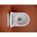 Унитаз подвесной Ceramica Nova Uno CN11001T безободковый, торнадо, с сиденьем микролифт, белый