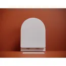 Унитаз подвесной Ceramica Nova Uno CN11001T безободковый, торнадо, с сиденьем микролифт, белый