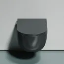 Унитаз подвесной Ceramica Nova Modena CN6063MDH безободковый, с сиденьем микролифт, темный антрацит матовый
