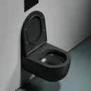 Унитаз подвесной Ceramica Nova Modena CN6063MDH безободковый, с сиденьем микролифт, темный антрацит матовый