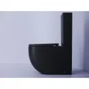 Чаша напольного безободкового унитаза с сиденьем микролифт Ceramica Nova Metropol CN4001-BMB