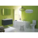 Унитаз-компакт Jacob Delafon Odeon Up 4956CK-00 + E4740-00 + 8407K-00 с сиденьем, белый