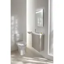 Унитаз-компакт Jacob Delafon Odeon Up 4956CK-00 + E4740-00 + 8407K-00 с сиденьем, белый