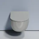 Унитаз подвесной Ceramica Nova Modena CN6063MH безободковый, с сиденьем микролифт, антрацит матовый
