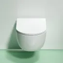 Унитаз подвесной Ceramica Nova Modena CN6063MW безободковый, с сиденьем микролифт, белый матовый