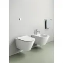 Унитаз подвесной GSI Kube X 941509 безободковый, торнадо, белый матовый