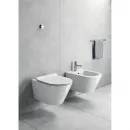 Унитаз подвесной GSI Kube X 941509 безободковый, торнадо, белый матовый