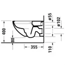 Унитаз подвесной Duravit Architec 45720900A1 безободковый, с сиденьем микролифт, альпийский белый