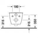 Унитаз подвесной Duravit Darling New 2549090000 альпийский белый